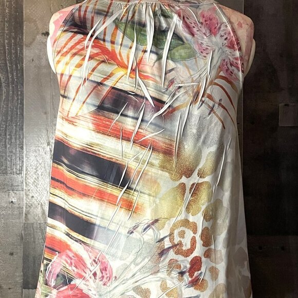 3 TOPS $25 NWOT STYLE & COMPANY PETITE MEDIUM MULTI PASTEL FLOWER DESIGN BLOUSE - Picture 13 of 13